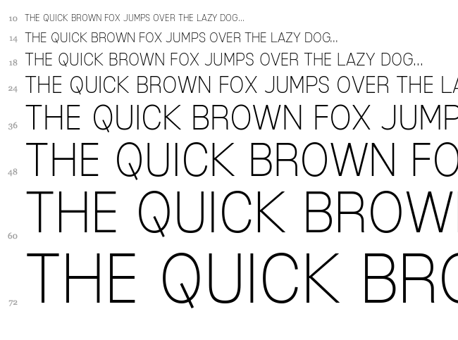 Mixolydian Titling font waterfall
